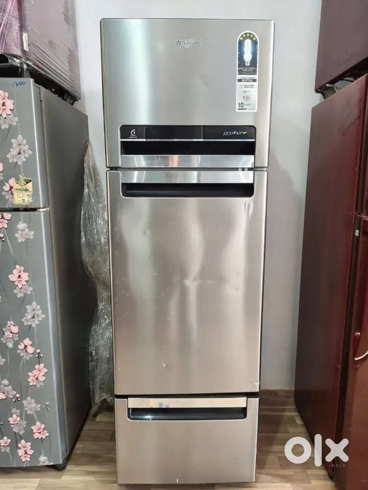 Whirlpool 3 door fridge 400 liters free home delivery.