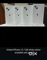 iPhone 13 /128 global box pack no warranty