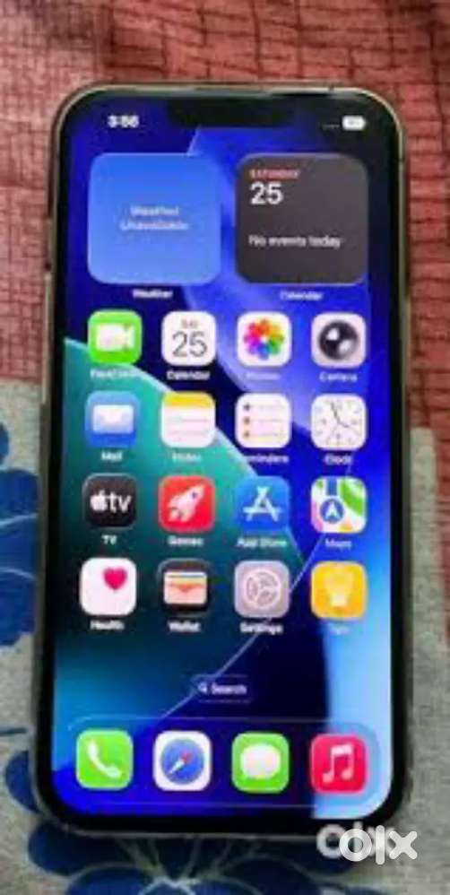 Iphone 13 pro max 256 gb network not showing good as new bill box