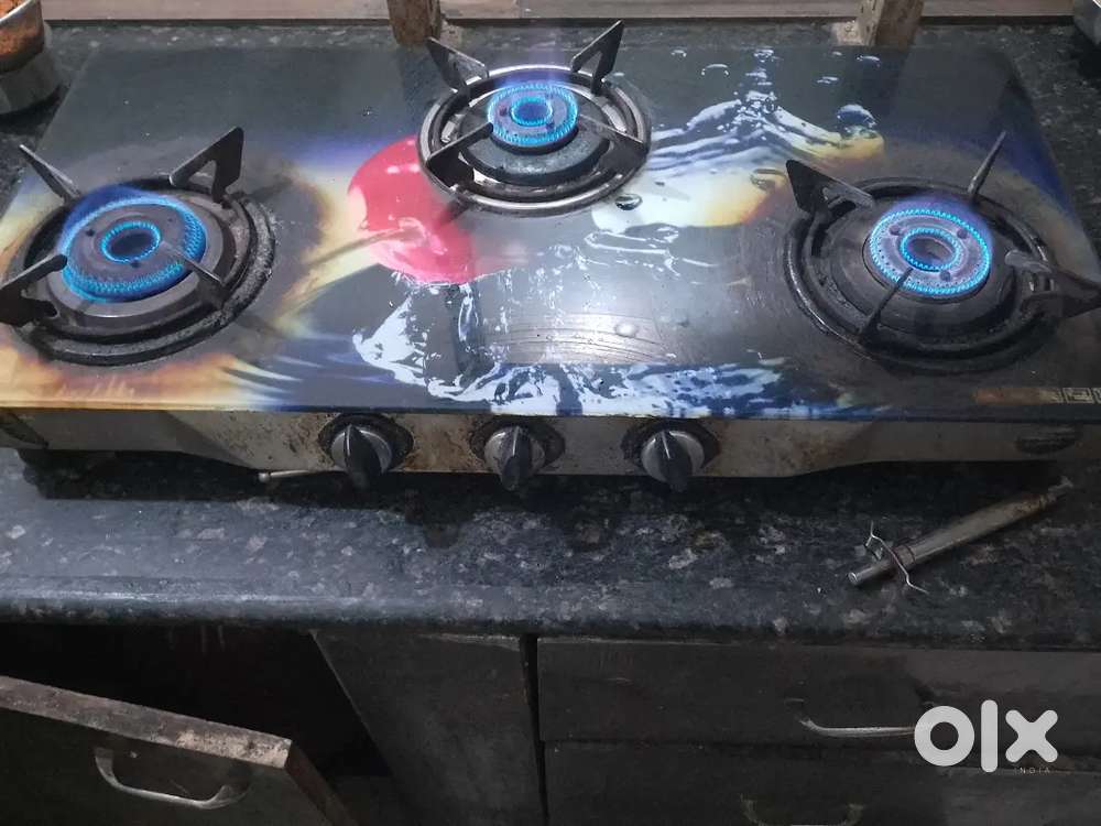 3 burner Gas stove