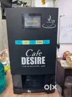Cafe DESIRE Tea Coffee Machine 2Lane Fully Automatic Coffee Vending Ma