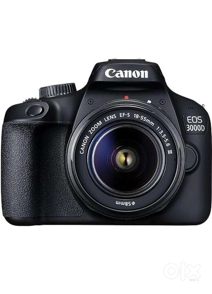 Canon EOS 3000D DSLR Camera 1body 18-55 mm lans Black