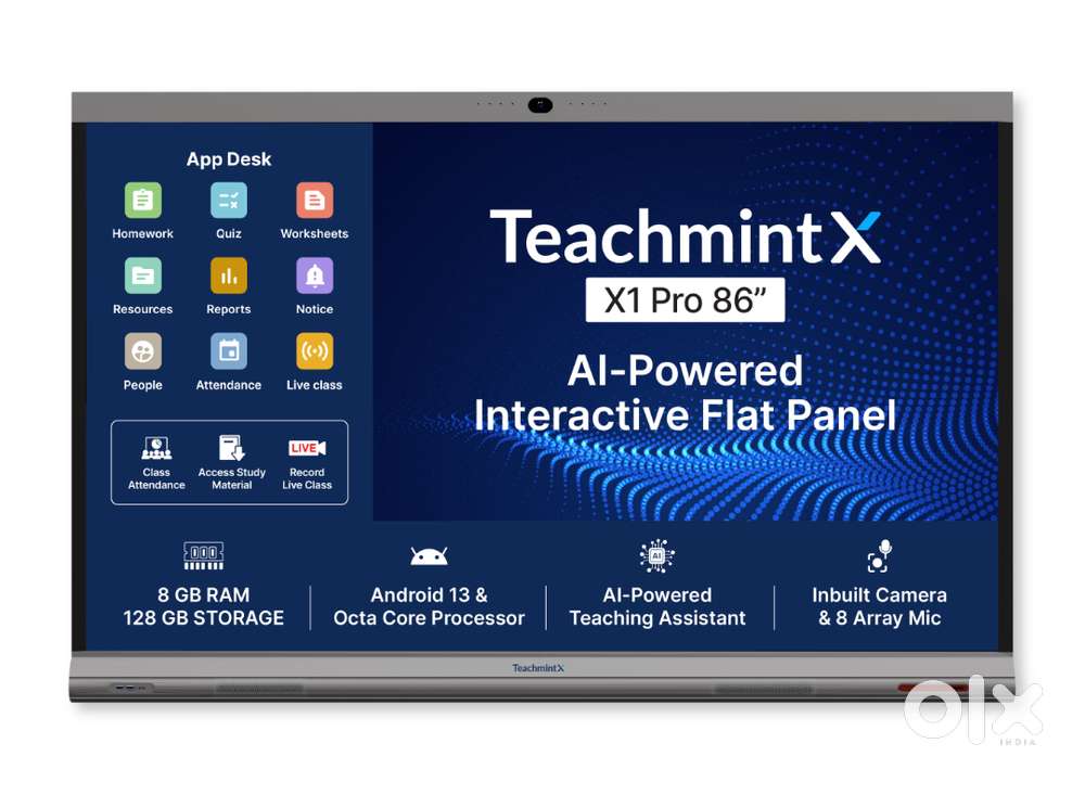 Brand New Sealed Teachmint X1 86 PRO Interactive Flat Panel – 86