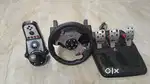 logitech g27 steering wheel set