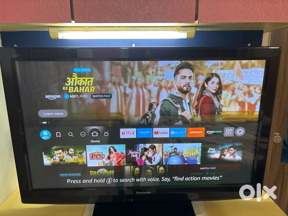 Panasonic Plasma 42’ TV with FireTV stick