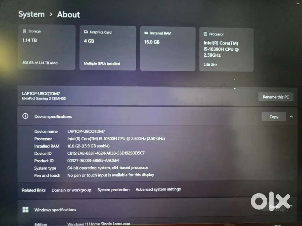 LAPTOP FOR SALE