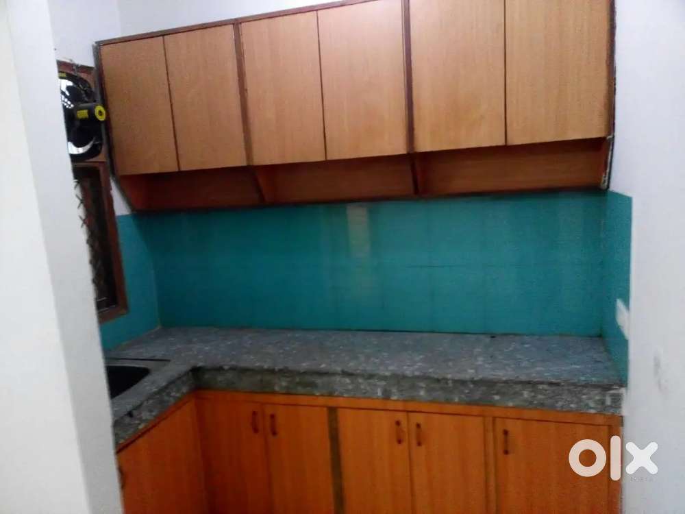 Available 1 BHK semi furnished floor