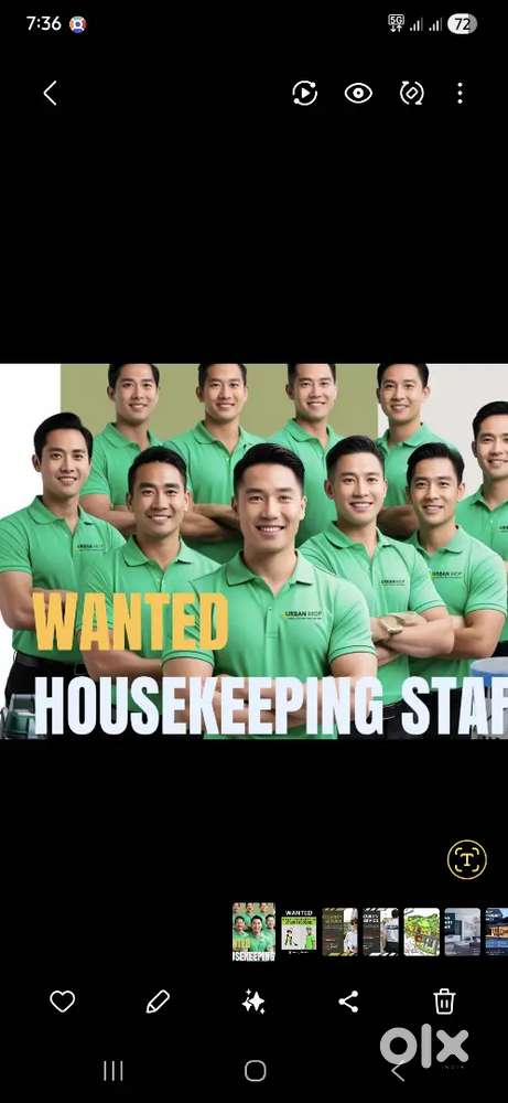 House keeping staff-Male