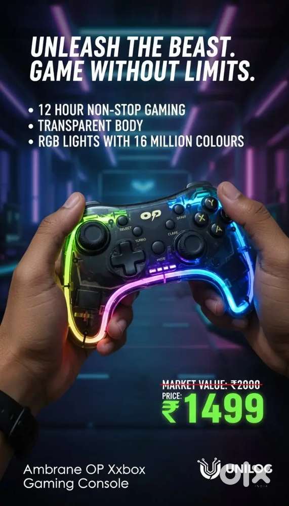 RGB gaming console ambrane