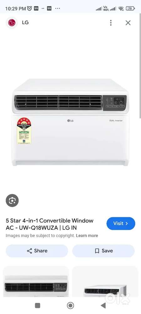 LG - 1.5 Ton - Invertor AC