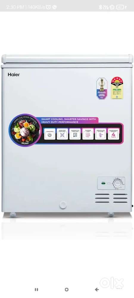 Haier Freezer new one buyed last month