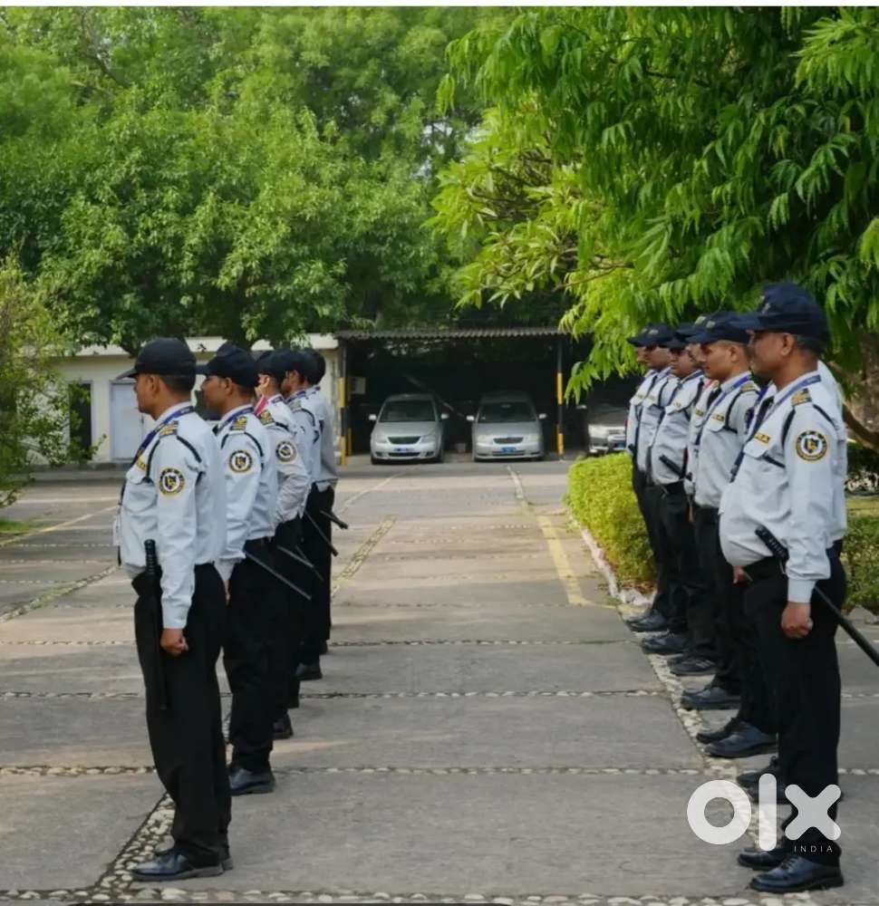 Vacancy for security guard .Man and woman