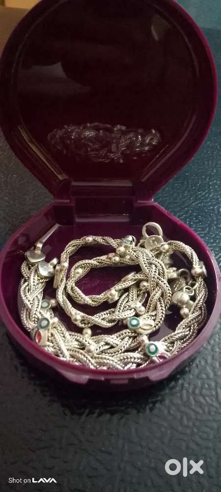 Silver anklet for sale
