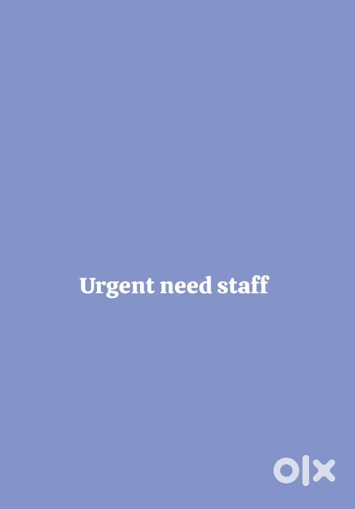 Need staff urgently for spa