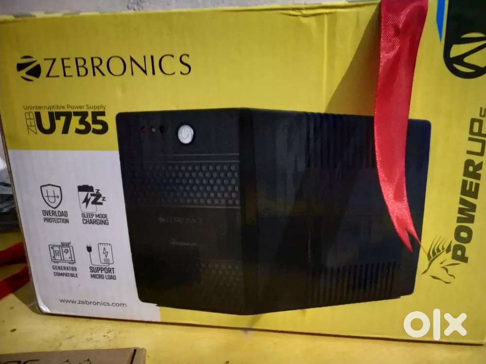 Zebronics UPS U735 Unused, Cuzor miniUPS 12V 2900 mAh 3100rs for both