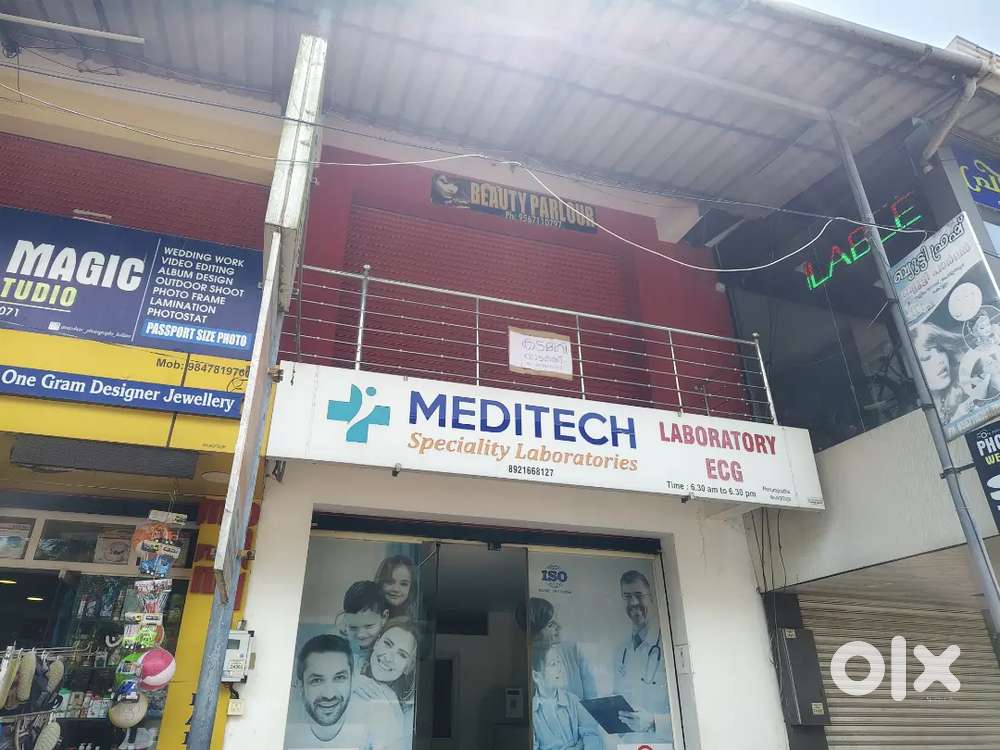 Shop for rent first floor perumpuzha jn. Nallila Rd.