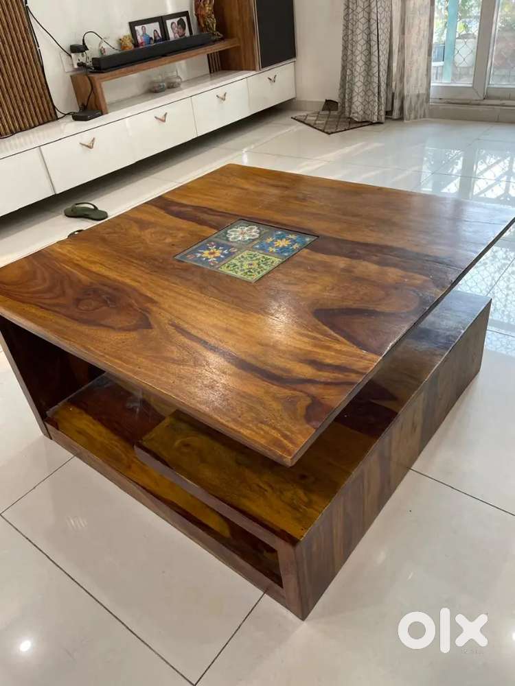 Solid Sheesham Wood Centre Table
