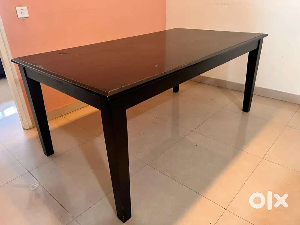 6 seater dining table solid wood