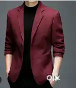 Shining maroon blazer