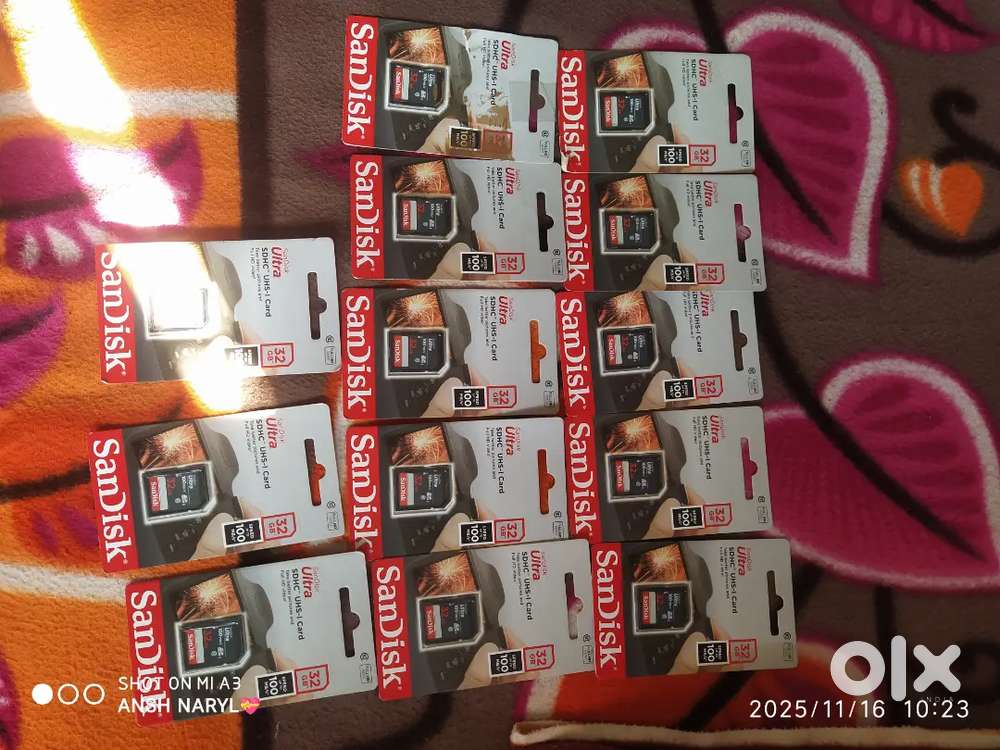 Sand disk ultra camera card