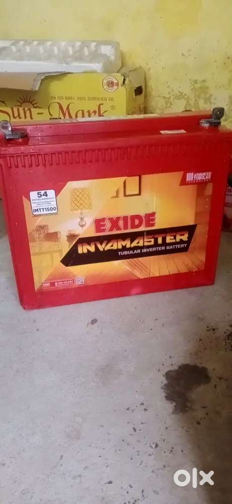 Exide Lumiouse Amron recycling Battery 18month warrenty only 4000 rs