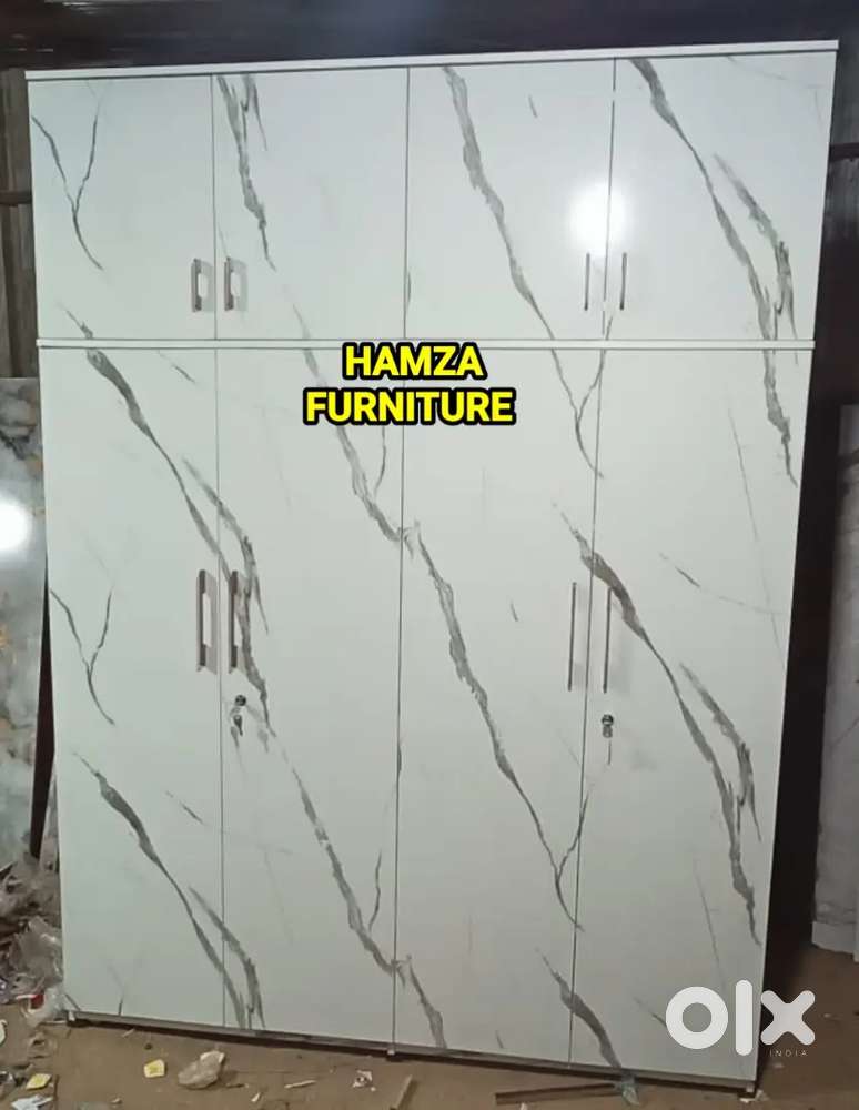 HAMZA FURNITURE NEW DECEND LOOK PARTICLE WOOD WARDROBE WITH STORAGE