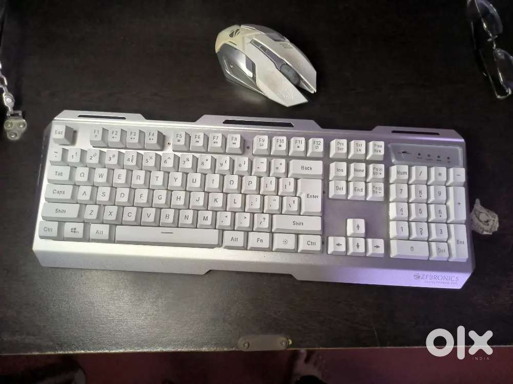 ZEBRONICS TransformerPRO Wireless Gaming Keyboard & Mouse Combo(White)