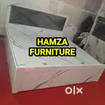HAMZA FURNITURE New designer stylish look particle wood Bed 6by6