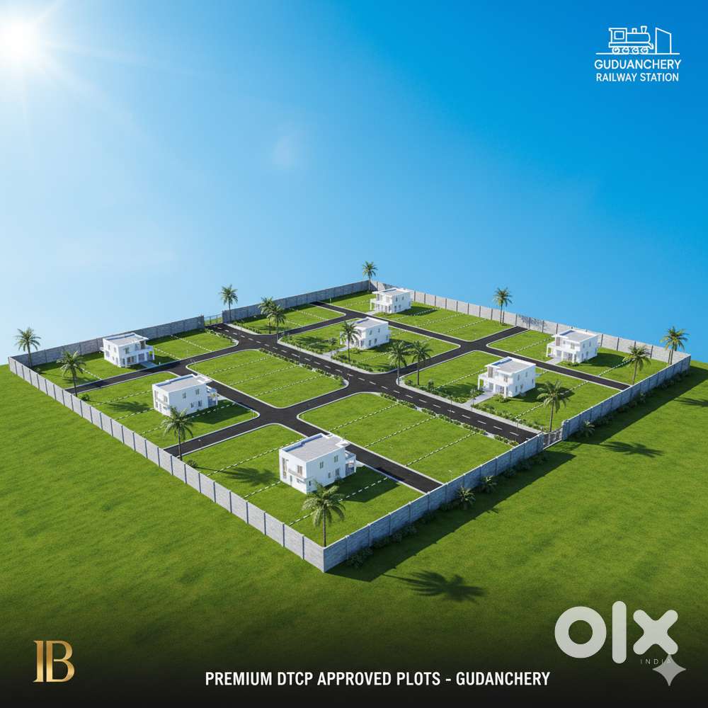DTCP Plots @ Guduvanchery  1.2 Km from Railway Station  Fully Reside