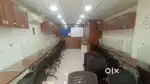 20 work station 2 cabin office for rent at akshar chowk with toilwt