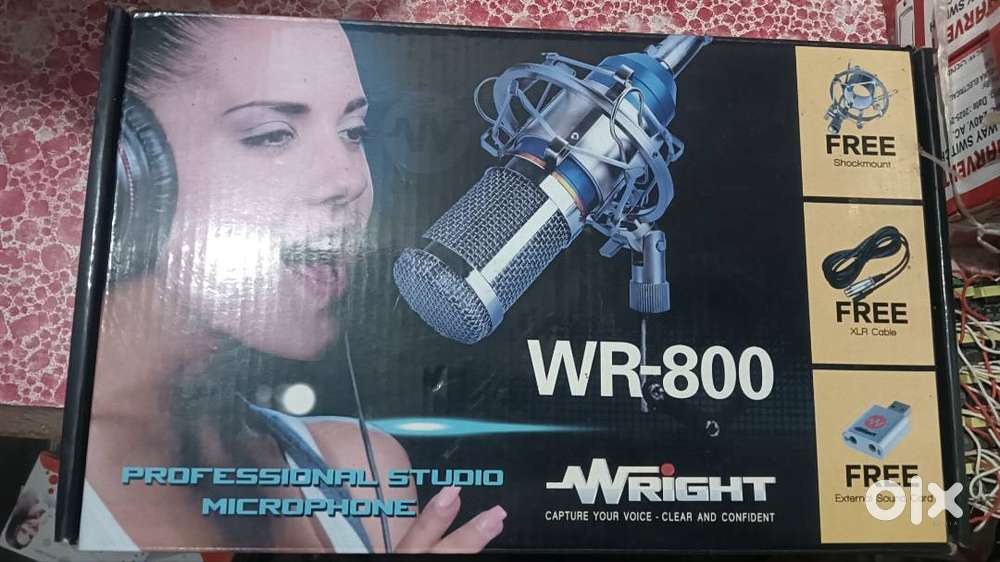 Wr - 800 स्टूडियो mic बिल्कुल न्यू