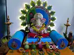 Ganpati Decoration Eco friendly Makar