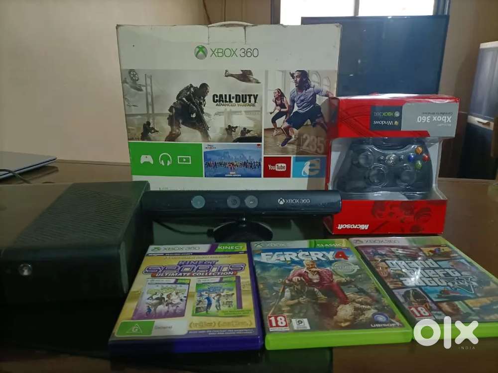 XBOX 360 WITH KINETIC