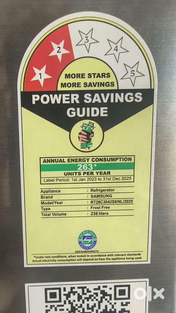 Samsung 236 liters Full condition 4 month us