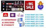 50 INCH SMART LED 4K UHD WITH VOICE COMMAND 21,999/- ONLY