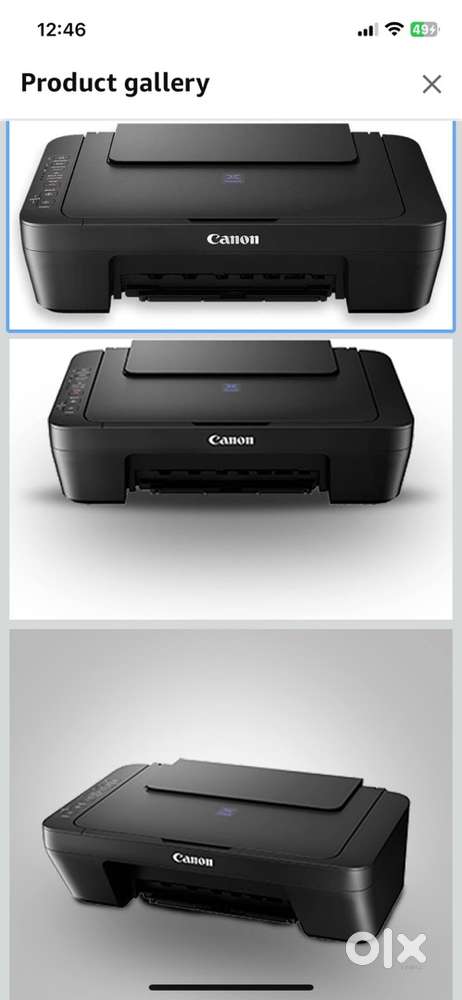 Canon pixma E470 injet printer Color and black both