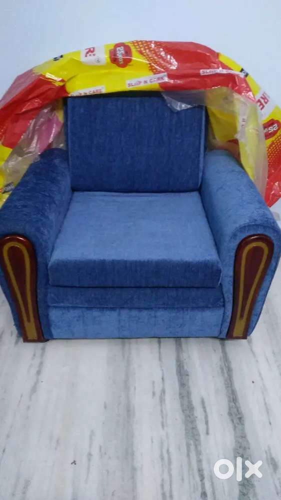 Sofa chair blue - comfortable, cash on delivery