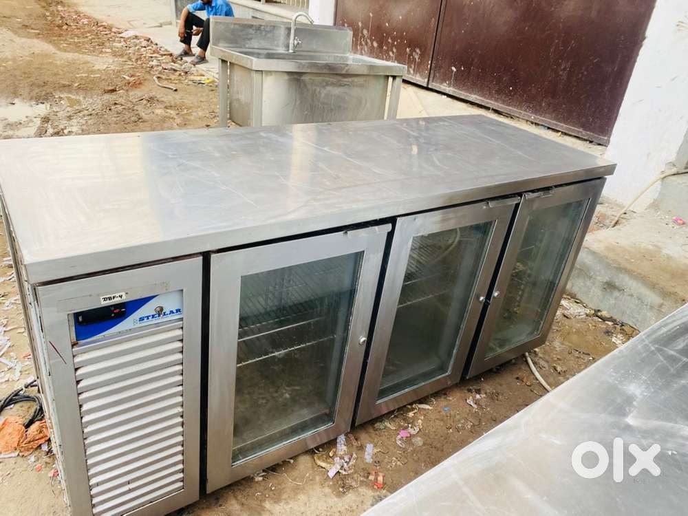 Used commercial kitchen equipments bar chiller back bar fridges table