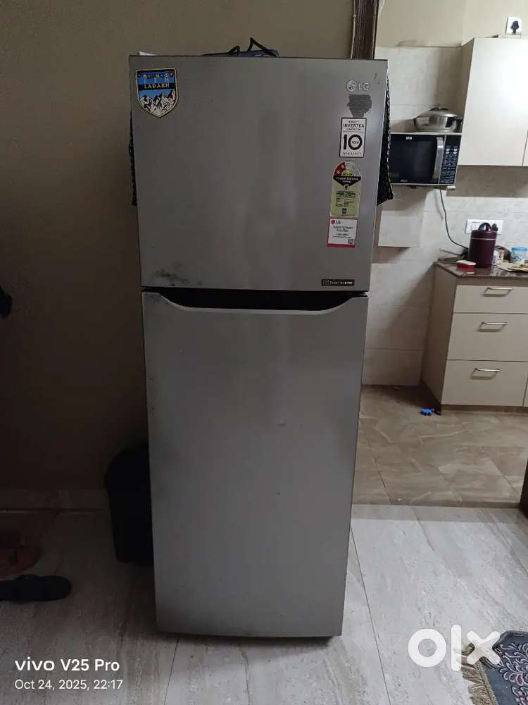 Excellent double door superb cooling LG fridge refrigerator 255 ltr
