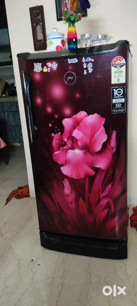 Godrej Edge 185L 4 Star Single Door Fridge (2021) –Excellent Condition