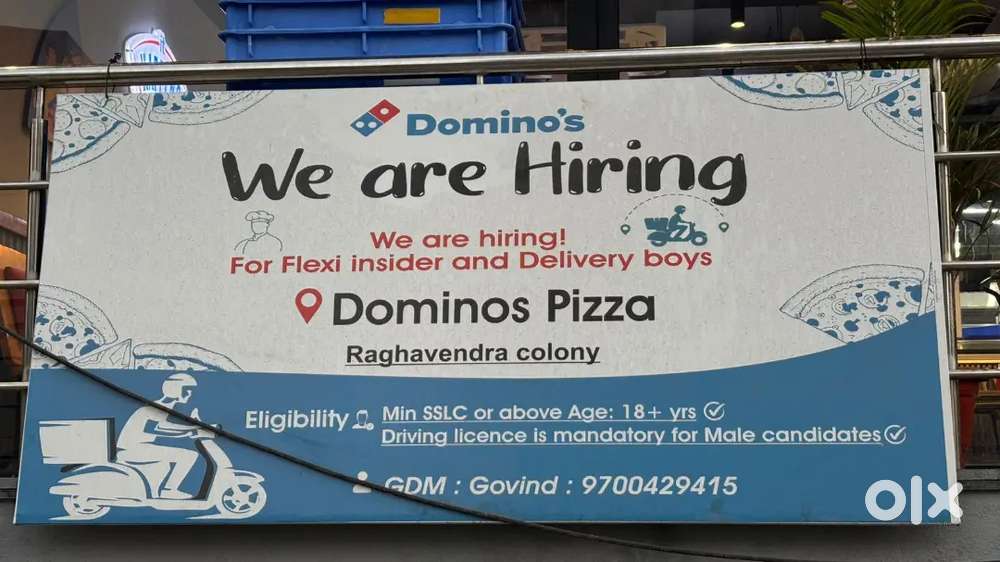 Dominos delivery boys