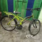 Black & green super hercules cycle