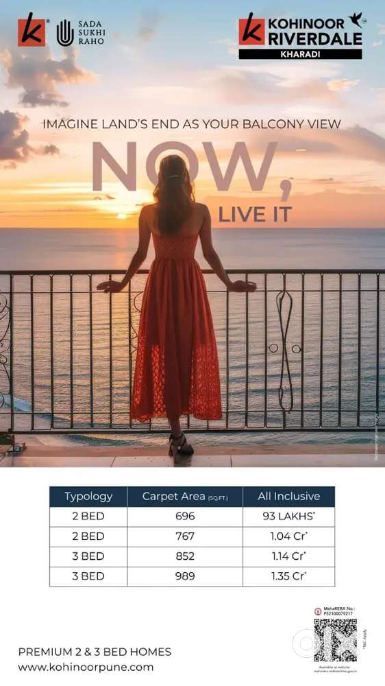 2BHK IN KHARADI NEAR YO VILLA'S