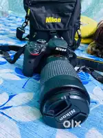 Nikon D3400 with kit lens 18-55mm and nikon 70-300mm lens original