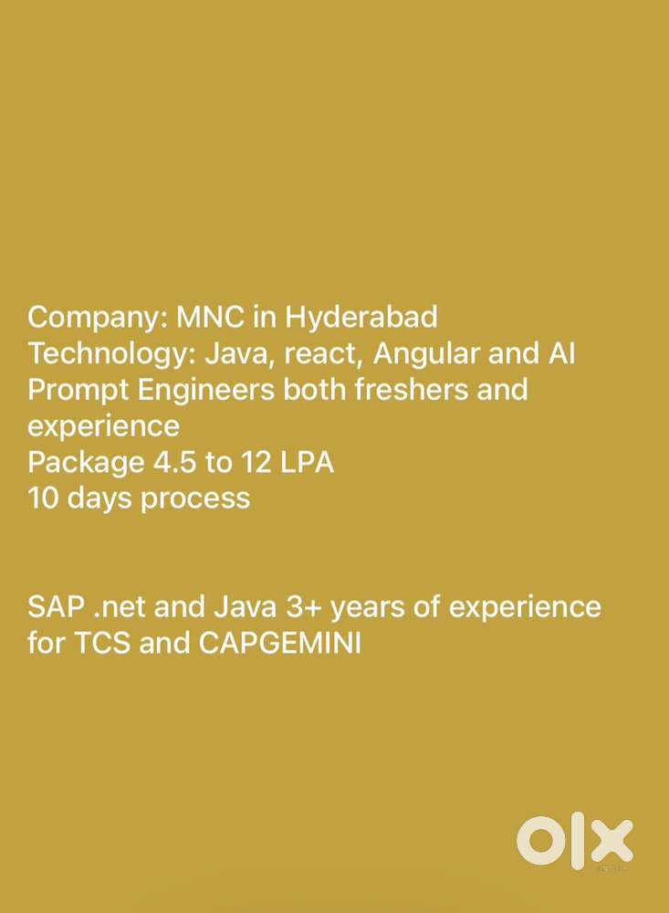 IT&NON-IT jobs, docs & certificates freshers and experienced