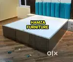 HAMZA FURNITURE New designer stylish look plywood king size bed