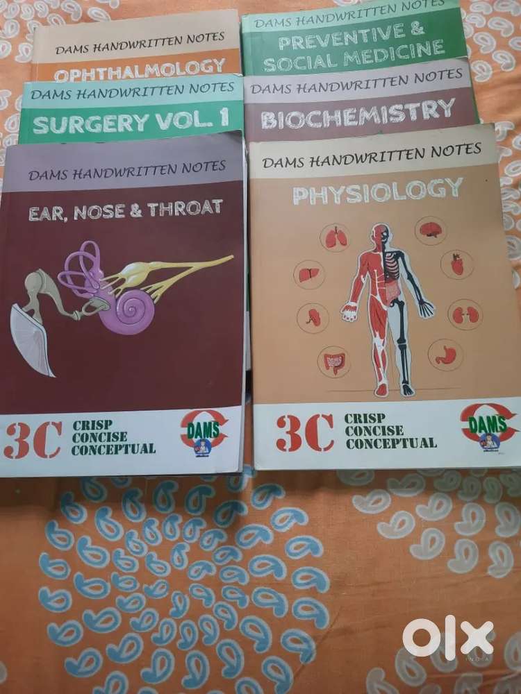 DAMS HAND WRITTEN NOTES FOR NEET -PG & INCET EXAM PREPARATION