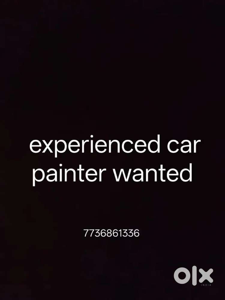 Car painter wanted