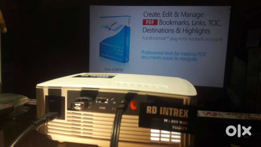 Rdd5 intrex android projector 4k 3d wifi mcast 200 inchs hdmi usb dayl