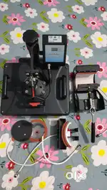 Sublimation 5in1 printing machin+printerL130 New condition+ink + tape